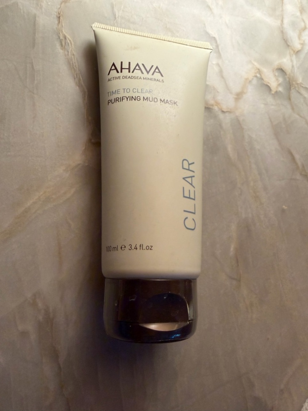 AHAVA Clear Purifying Mud Mask in White Tube